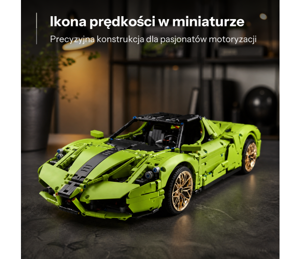 Mould King Klocki konstrukcyjne Ferrari Enzo zielony 2790 el. - 1551534 - zdjęcie 2